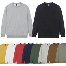 남녀공용 M~3XL 가을맨투맨 빅사이즈 오버핏 맨투맨 커플티 무지티