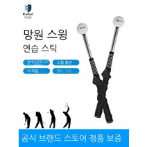 TJL 바디턴 스윙 연습기 골프치킨윙 골프몸통스윙 분석기 골프스윙연습기, 블랙