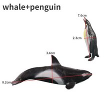 레진아트재료 해저 풍경 금형 에폭시 수지 산 주조 예술 DIY 공예 라이트 아트 홈 데코, [04] whale-penguin