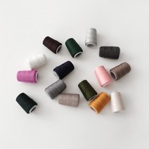 슬로우모먼츠 캐시미어 니트 연결실 - 대바늘 가디건 얇은 봉제실, 연그레이