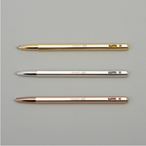 모나미 153 골드 볼펜 무료 각인 프리미엄 0.7mm 3색 리필 FX4000, FX4000 고급 리필심 0.7mm(F) 옐로우골드