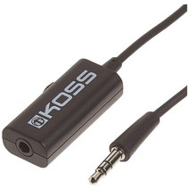 Koss 볼륨 컨트롤 이어폰 잭 연결 표준 패키징 155954 VC20 게이밍헤드셋 모니터링헤드폰 헤드셋