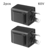 표시기 DC12V 60V 전기 자동차 액세서리 세발 자전거 부저 2 핀 릴레이 신호 깜박임, 04 2pcs-60V, 한개옵션1