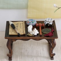 전통 돌잡이 8종 세트 (소반 포함)-백일 돌 촬영소품 스튜디오촬영소품 베이비스튜디오 백설기 백설기모형 셀프 돌상 돌잔치 소품 전통상차림, 상세 설명 참조