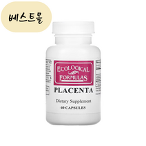 [해외] 에코로지컬포뮬라 Placenta 태반 60캡슐 베스트몰 미국직구 ECOLOGICAL, 60개