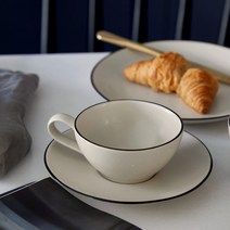 COSTANOVA [코스타노바] 어거스타 네추럴블랙 210ml 티컵세트, FREE