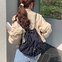 fylo 나일론 복조리 가방 스트링 백팩