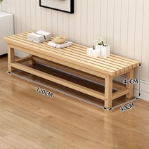 예쁜 야외 벤치 테라스 카페 공원 정원 철제 의자, 원목 홑겹 120*40*40