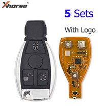 스마트키 원격 Xhorse-VVDI BE 키 프로 메르세데스 벤츠 V3.2 PCB 원격 칩 개선된 버전 스마트 315MHz/43, 03 3B 5 Sets