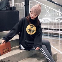 간지난다 여성용 시샤드 간절기 맨투맨