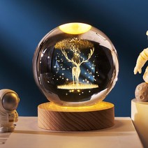 지구본 지도 태양계 글로브 갤럭시 K9 크리스탈 볼 3D 레이저 조각 천문학 행성 공 홈 장식 우주 모델 생일 선물, 15 Q 8CM