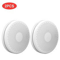 일산화탄소 측정기 감지기 경보기 smart wifi smoke home monoxide smoke sensor fire protection alarm 사이렌 앱 모니터링, 2 조각