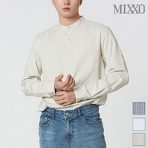 미쏘 남성 헨리넥 오픈 셔츠 MIMYW9302A