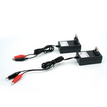 6v 납산 배터리 충전기 클립 7.4V 2A 6V 장치 용 자동, 01 Black_02 EU