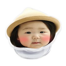 스마트 그립 아크릴 톡 제작 아기얼굴 강아지, 하트형