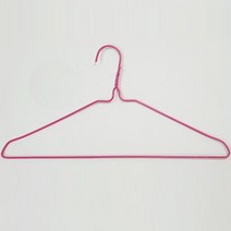 핑크 세탁소옷걸이 철사옷걸이(50개)