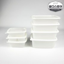 올다 일회용 죽용기 본죽용기 죽통 사각 소 중 대 특대 2칸 반찬 이유식 소분 50개, 2)미니 죽용기 300ml 3칸(50개)