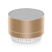 lg 블루투스 누구 스피커 미니 아웃도어 스피커 스테레오 음악 서브우퍼 휴대용 LED 라우드스피커 핸즈프리 통화 TF 카드 라인 인, 빨간색