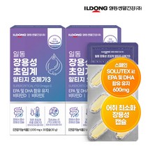 [일동] 장용성 초임계 알티지 오메가3 30캡슐x2개(2개월), 단품, 단품