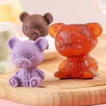 아메리카노 곰돌이 큐브 라떼 실리콘 몰드 얼음틀 1+1, 엄마곰 1+아기곰 1