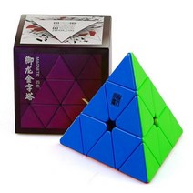sj MGC 시리즈 YuPo YuLong YuSu YuChuang YuShi YuFu 3x3 2x2 4x4 5x5 6x6 7x7 자석 퍼즐 엘리트 메가믹스 피라미드 큐브, YuLong Pyraminx S
