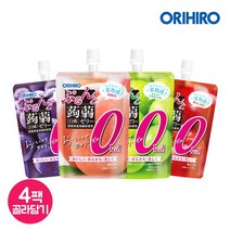 오리히로 곤약젤리 4종 4팩 골라담기, 02. 곤약젤리 복숭아맛 130g 4팩