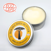 유기농 비정제 시어버터(Shea butter) 150ml(135g) 에코서트 인증