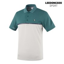 [이동수골프] 이동수 골프웨어 남성 반팔 피케 티셔츠 민트 H9BTS3050-H1