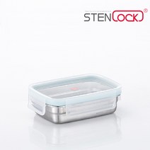 스텐락 퓨어 스텐찬통(원형 직사각 핸디형), 직사각 3호 350ml, 1개