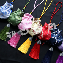 벚꽃 홀인원복주머니 7종 버디나비 볼파우치 골프악세사리 캐디용품 티꽂이 티걸이 볼마커, 5.빨강