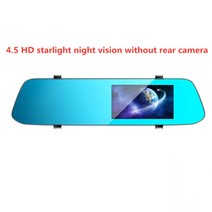스트림캠 삼각대 클립 거치대 car dvr 10 인치 스트림 미디어 듀얼 렌즈 비디오 레코더 백미러 대시 캠 전면 및 후면 카메라 야간 투시경 대시 캠, 4.5스타 야간 투시경, 씨엔, 없음