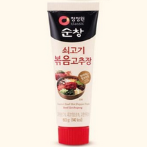 청정원 순창 쇠고기 볶음고추장 60g (튜브 타입), 1개