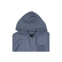 [137172][루이까또즈셔츠] 남성 QUIKSILVER 그레이쉬블루 경량 후드집업 스웨터 미디움 M NWT NEW