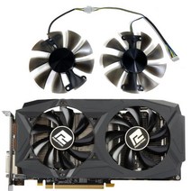 파워컬러 레드 드래곤 라데온 RX 580 480 470 그래픽 카드 냉각 팬용 DIY 85mm 4 핀 랜드 GPU, 02 FAN-B