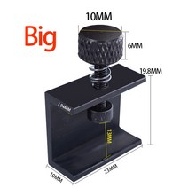 5A Plus Ender 3 v2 알루미늄 조절 베드 클립 CR10 빌드 플랫폼 유리 리테이너 용 히트 클램프, 4개, 큰 클립, 1개