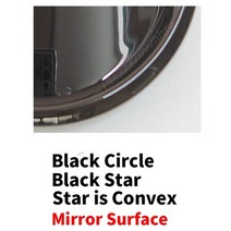 휠캡 휠커버 3D 미러 그릴 배지 전면 W204 엠블럼 W205 W212 W213 W176 W246 W177 A B C E G 클래스 ML CLA GLA GLC GLE C117 D, 111.Star Convex Black - E-212
