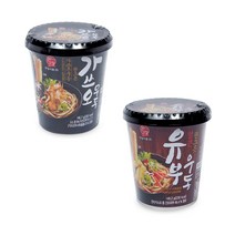 얼큰한국물 수타식면 그대로 우동의계절 본고장 가쓰오우동 장칼국수 어묵우동컵 택1, 가쓰오우동3개+얼큰유부우동3개