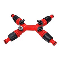 4구X형 물호스연결구(16mm) 호스연장 수도꼭지연결구, 야리쿠팡 1