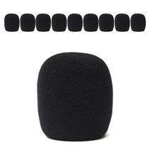 IMI 마이크스펀지 윈드스크린 10개입, 블랙10개