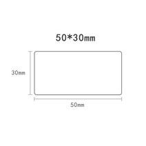 COZYARD 휴대용 블루투스 라벨 프린터 다양한 사이즈의 라벨지를 적용, 3롤 화이트 50mmX30mm(기계 불포함)