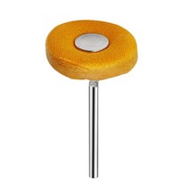 연마 버핑 휠 2.35-3mm 생크 천 펠트 폴리싱 미니 브러시 드릴, 01 Yellow handle 2.35mm, 1개