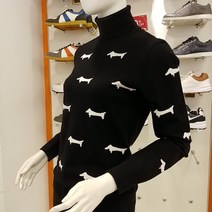 루이까스텔 21년 가을겨울 여성 전판 강아지 인타샤 터틀 스웨터