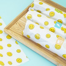 30x30 김밥 포장지 스마일 토끼 접시 무지 1000매 5000매, 부끄부끄 토끼 5000매(장당26원)