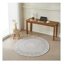 바오밥 워셔블 라운드 러그 - 블루