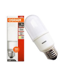 [오스람] LED 스틱 전구 7W 9W 12W, 주백색(840)