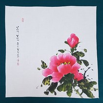 다바르샘 핸드메이드 꽃패턴 선물 등산손수건 신제품 대량 소량 주문 무릎수건