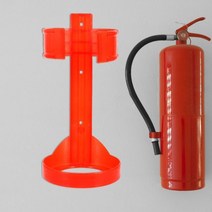 소화기 거치대 벽 홀더 마운트 랙 브래킷 2kg 2 개, [01] Red, Red