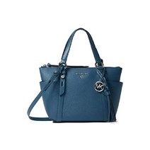 마이클코어스 Michael Kors Sullivan 스몰 컨버터블 탑 지퍼 토트 리버 블루