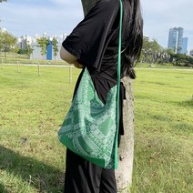 페이즐리 데일리 에코백