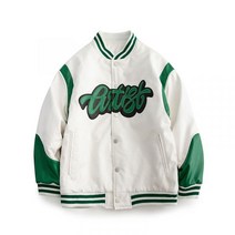 스타디움 겨울야구점퍼 대학교과잠바 야잠 바시티자켓 돕바 가죽돗바 남자 여성 남녀공용 빅사이즈